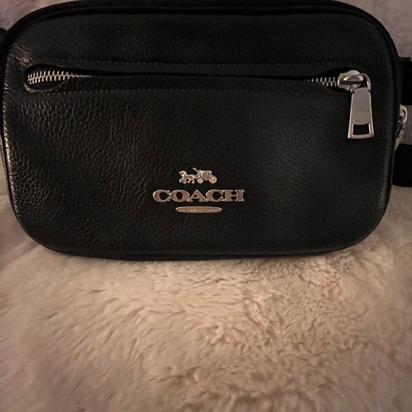Coach Black Leather crossbody/Belt/Bum bag - Picture 9 of 9